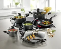 Kochtopf-Set 10-teilig mit megaharter Antihaftbeschichtung
