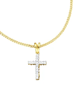 Kreuz-Anhänger mit Panzerkette