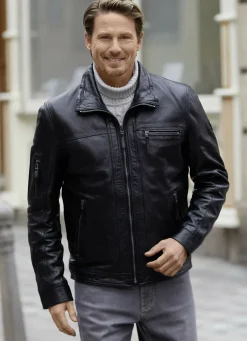 Kurzjacke aus Lamm-Nappaleder