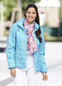 Kurzjacke mit abnehmbarer Kapuze