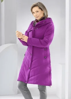 Kurzmantel aus recycelten Fasern