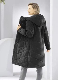 Kurzmantel aus recycelten Fasern