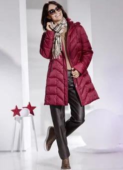 Kurzmantel mit abnehmbarer Kapuze