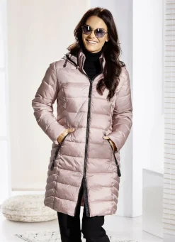 Kurzmantel mit abnehmbarer Kapuze