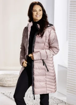 Kurzmantel mit abnehmbarer Kapuze