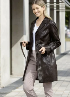 Kurzmantel mit Gürtel