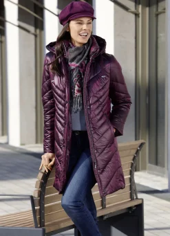 Kurzmantel mit Seitenschlitzen