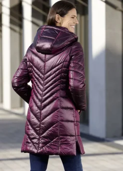 Kurzmantel mit Seitenschlitzen