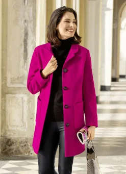 Kurzmantel mit Stehkragen