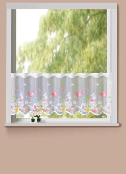 Kurzstore aus handkoloriertem Jacquard