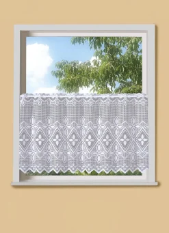 Kurzstore mit gezacktem Abschluss und Stangendurchzug