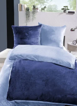 Kuschelig weiche Wendebettwäsche-Garnitur mit Cashmere Touch