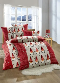 Kuschelige Bettwäsche-Garnitur mit weihnachtlichem Motiv
