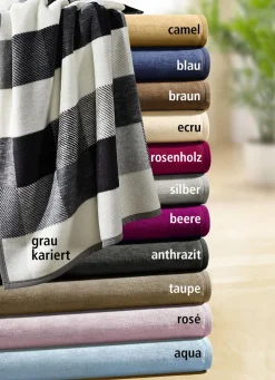 Kuschelig-weiche Schlafdecke Cotton Home