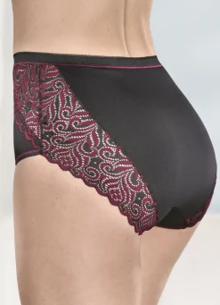 Laurina Dreierpack Slips mit Elastikspitze