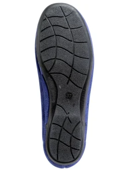 Laurina Haus-Ballerina mit stilvoller Stickerei