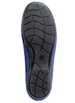 Laurina Haus-Ballerina mit stilvoller Stickerei