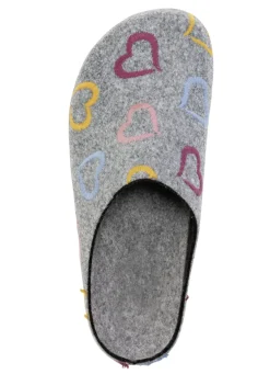 Laurina, klassiche Damen-Hausschuhe, Weite H, mit anatomisch geformtem Fußbett