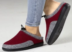 Laurina, klassische Damen-Hausschuhe, Weite H, mit herausnehmbarem Fußbett