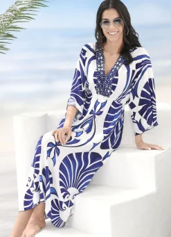 Laurina Kleid mit farbbrillantem Druckdessin