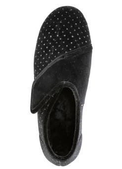 Laurina Klettschuh mit zart funkelnder Glitzer-Prägung