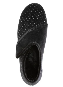 Laurina Klettschuh mit zart funkelnder Glitzer-Prägung