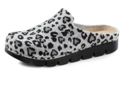 Laurina Pantoffel aus bedrucktem Filz