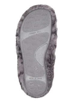 Laurina Pantoffel aus sehr kuscheligem Plüschmaterial