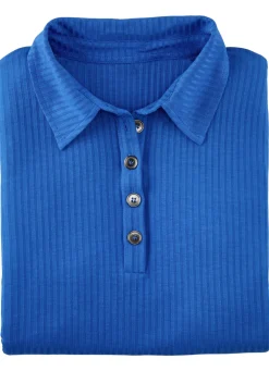 Laurina Poloshirt mit Knopfleiste