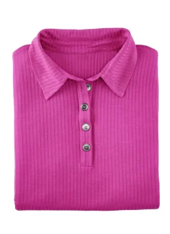 Laurina Poloshirt mit Knopfleiste