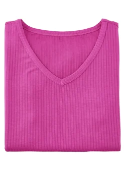 Laurina Shirt mit V-Ausschnitt