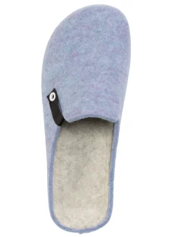 Laurina, trendige Damen-Hausschuhe, Weite G, mit anatomisch geformtem Fußbett