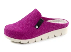Laurina, trendige Damen-Hausschuhe, Weite G, mit anatomisch geformtem Fußbett
