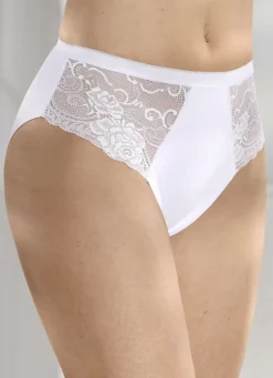 Laurina Viererpack Slips mit Elastikspitze