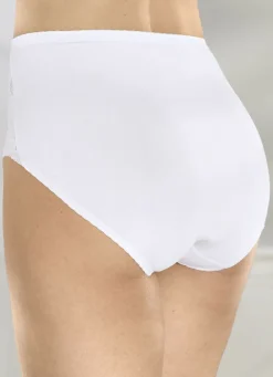 Laurina Viererpack Slips mit Elastikspitze