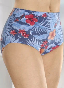 Laurina Viererpack Slips mit Floraldessin