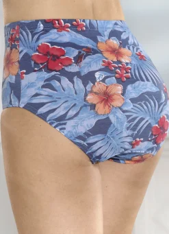 Laurina Viererpack Slips mit Floraldessin