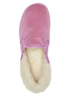 Laurina, warme Damen-Hausschuhe, mit Gummizug