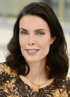 Lederband Halskette mit Rivoli Glasstein