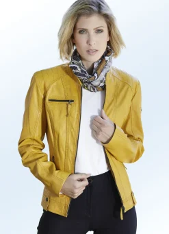 Lederkurzjacke von "Cabrini"