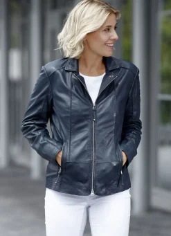 Lederkurzjacke von „Cabrini“