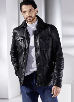 Lederkurzjacke von „Cabrini“