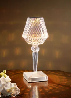 LED-Kristall-Tischleuchte mit Touchfunktion