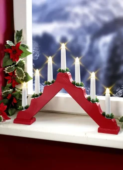 LED-Leuchter aus Holz