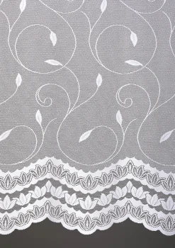 Leichter Blumenfenster-Store