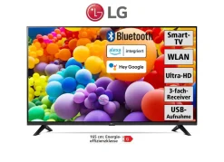 LG UT73006LA-4K-Ultra-HD-LED-Fernseher mit optimiertem a5 Gen7 4K AI-Prozessor