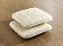 Licardo-Stuhlkissen, 2er-Set, aus reiner Schurwolle