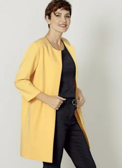 Longblazer mit Taschen