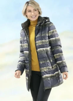 Longjacke mit Fantasiedessin