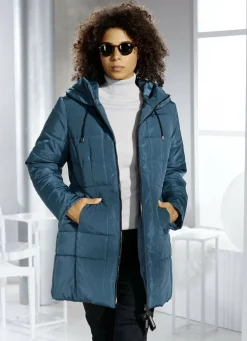 Longjacke mit 2-Wege-Reißverschluss